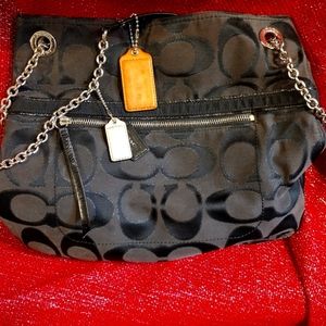 Coach, Black, shoulder bag